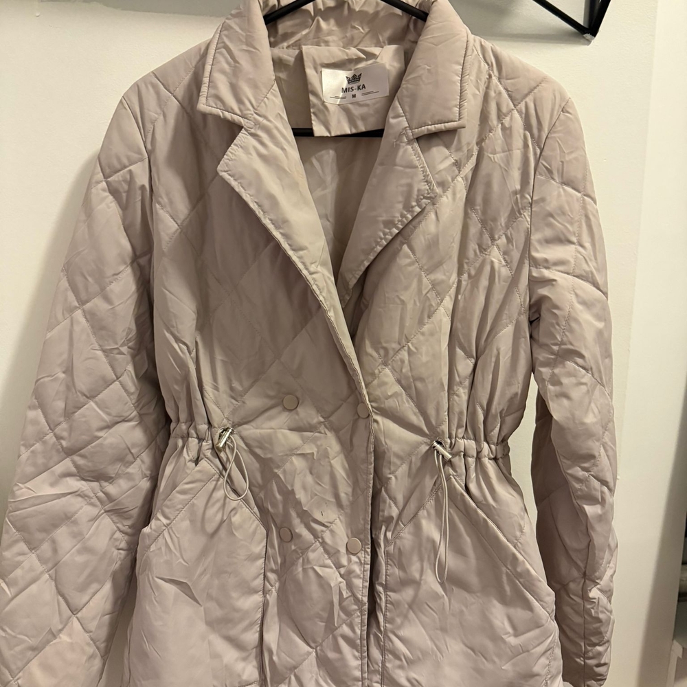 Women's Quilted Jacket - Beige